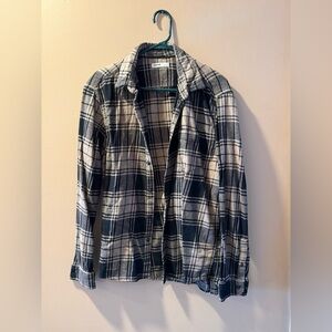 Sonoma Black and Cream Plaid Jacket